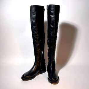 Sam Edelman Narisa Black Leather Boots, size 10